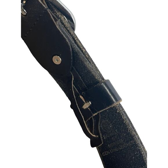 balibelt rhinestone genuine leather belt Size S